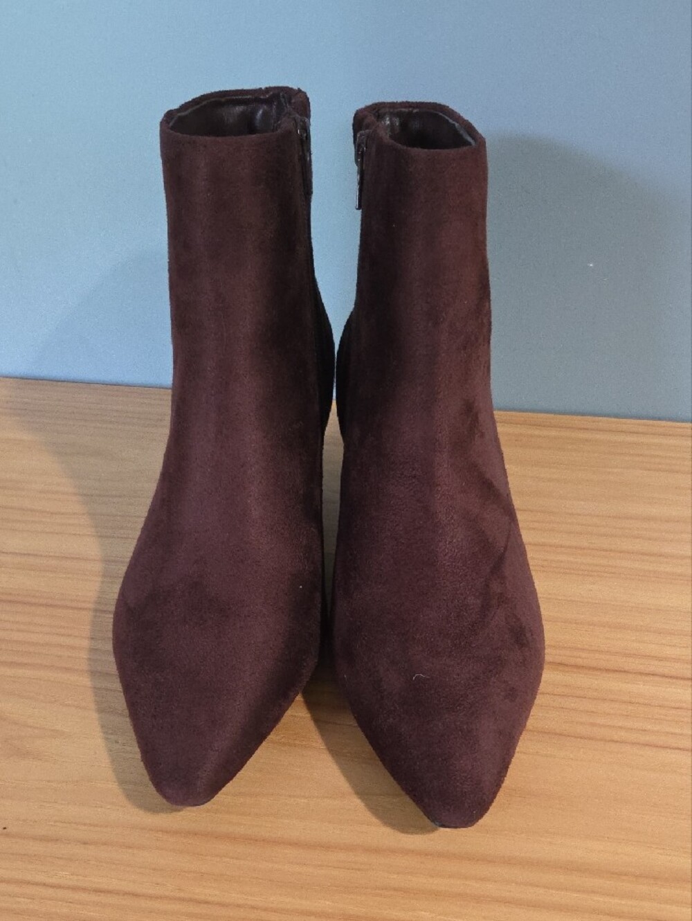 Universal Thread Women's Ankle Booties in Dark Brown